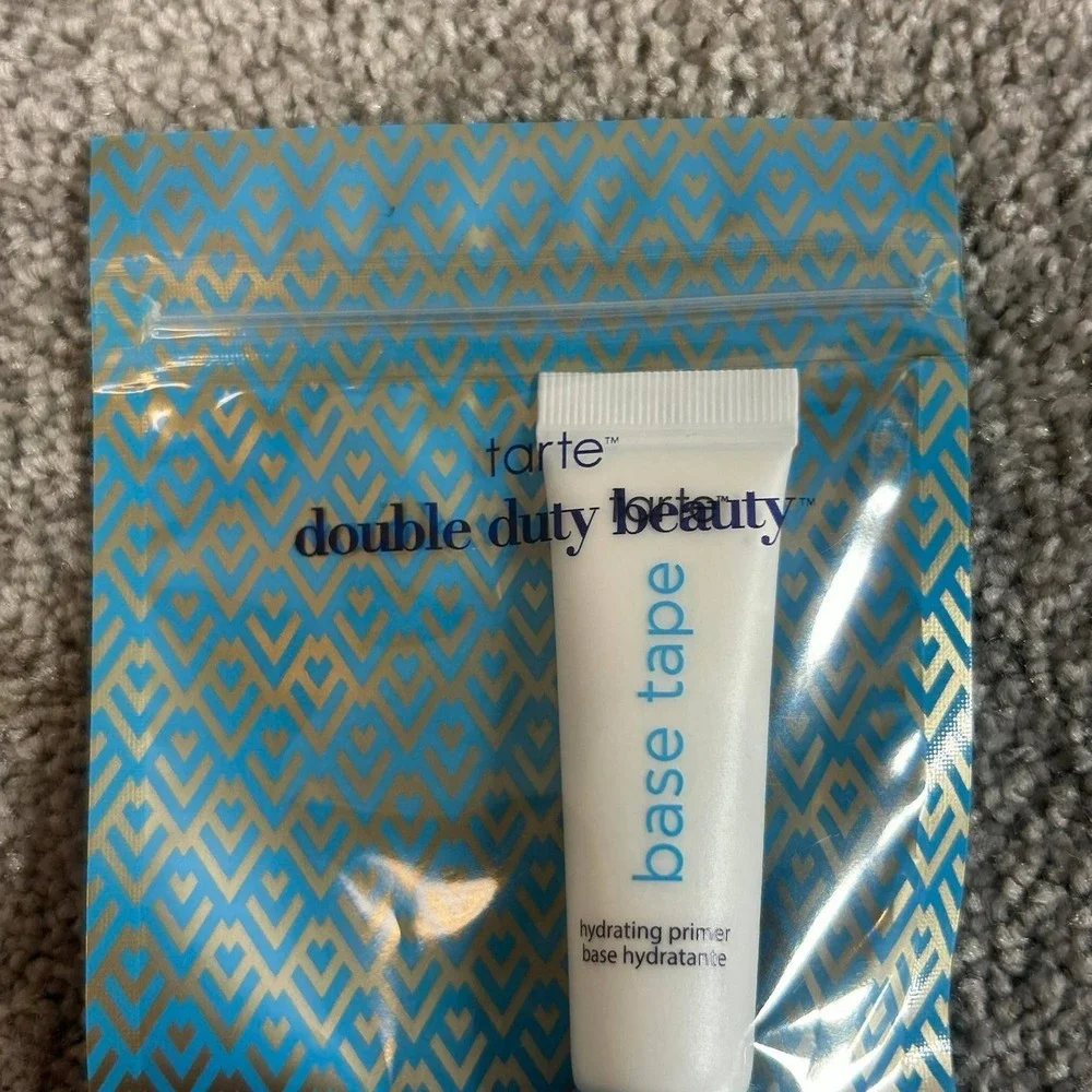 Tarte Base Tape Hydrating Primer Double Duty Beauty White Travel Size 7ml‎